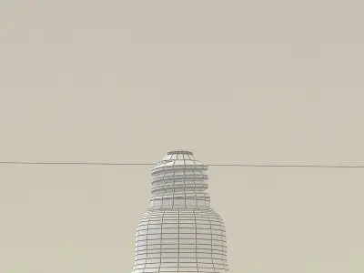 vintage christmas light 3D model