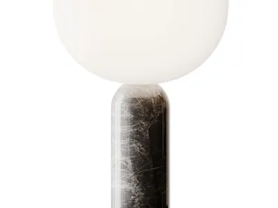 Kizu portable table lamp Grey marble from Muuto 3D model