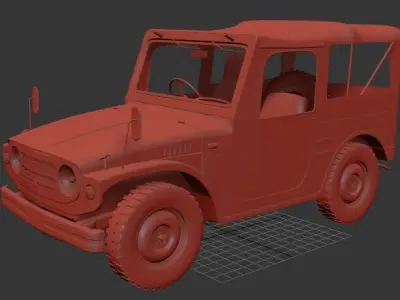 Suzuki Jimny Mk1 LJ10 1970 3D print model