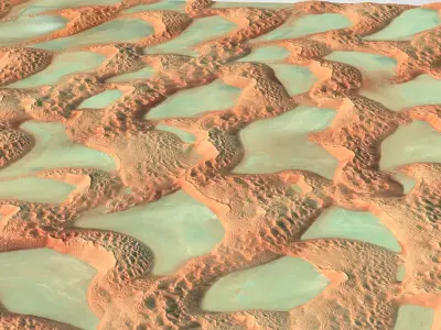 Desert Rub al Khali Arabian Peninsula 3D model