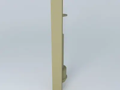 Bronze Candle Sconce 3D model