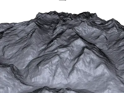 Sulegg Alps Switzerland 3D model