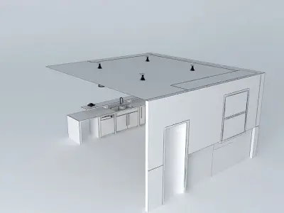 ECOKITCHEN using THORN Light fittings Free 3D model