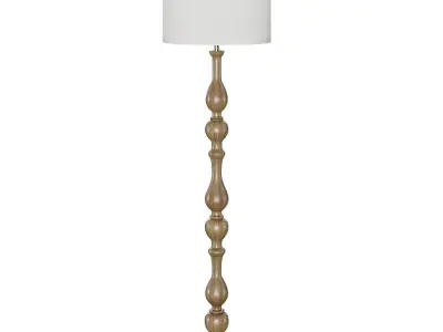 Buser Brown Traditional Floor Lamp 3D model