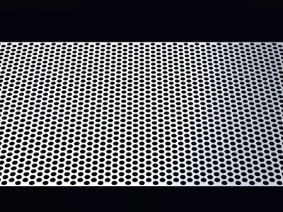Perforated panel with 50 percent opening 25O52 3D model