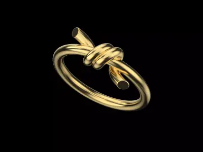 Tiffany Knot ring  3D print model