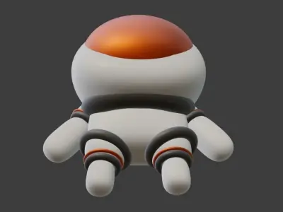 Little Astronaut 3D model