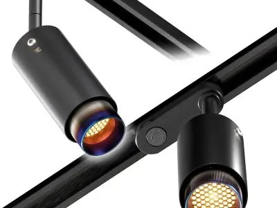 Buster and Punch Spotlights 3D model