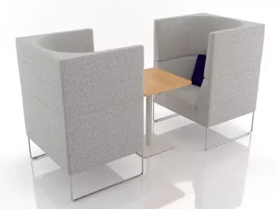 Mason High Back Set 1 3D model