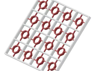 Baby Astonishing Window Grill Toy 3D model