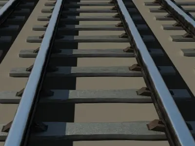 Rails Models 3D model