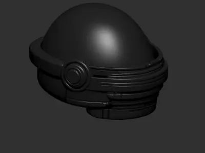 helmet high poly sculpt 3d printable  3D model 101