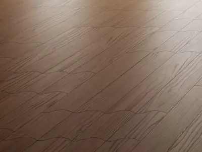Unda Parquet By Foglie D Oro 3D model