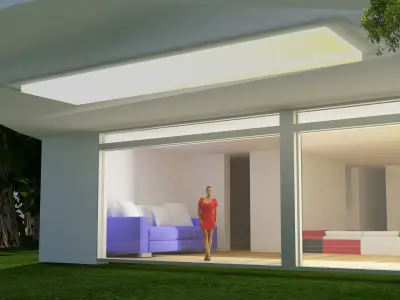 Balint-house house with swimming pool 3D model