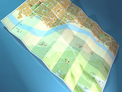 City map 3D model buy