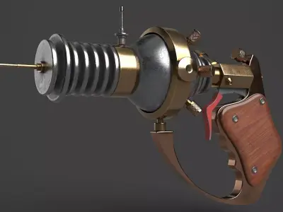 Fantasy Gun 09 3D model
