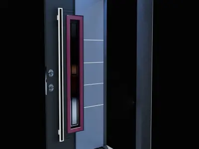 Modern Entrance Door  3D model