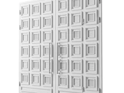 Gate black loft 03 3D model