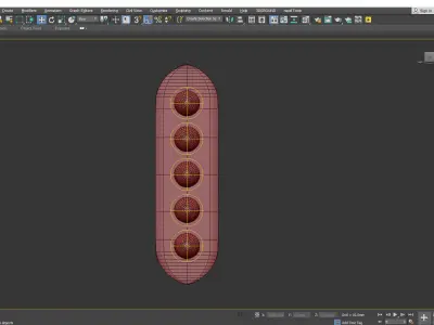 Harlow 5 Sconce Low-poly 3D model