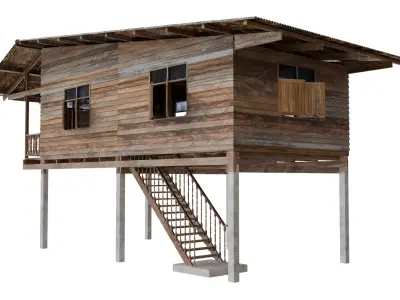 Thai House-01 3D model