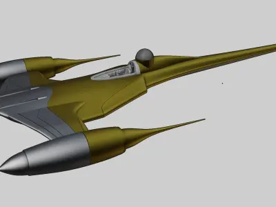 N1 Star Fighter  3D print model