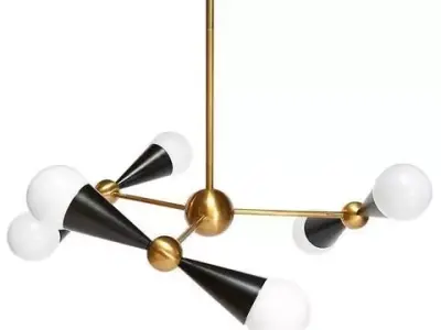 jonathan adler caracas chandelier 3D model