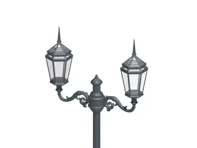 Valparaiso Street Light 3D model