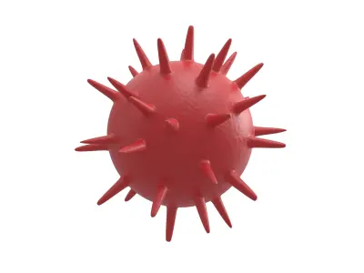 Virus v3 002 Low-poly 3D model