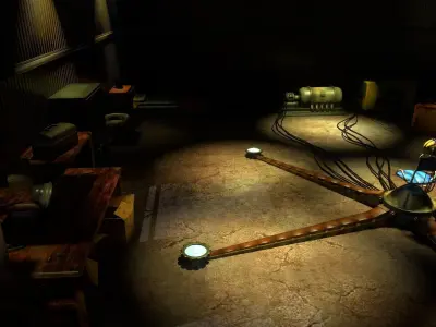 Sci fi Storage Room 3D model