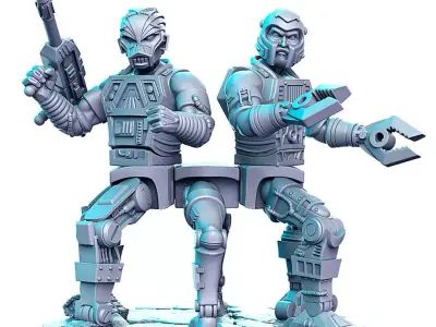 Multibot He-Man Masters of the Universe 32mm Pre-supported 3D print model