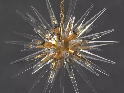 Circa Quincy Small Sputnik Chandelier 3D model