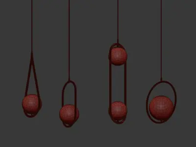Pendant Light Collection   3D model