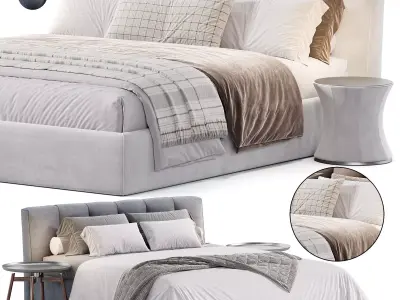 Warp bed by Lema 3D model