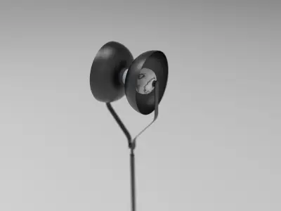 Black Hole COLLECTION FLOOR LAMP  Low-poly 3D model