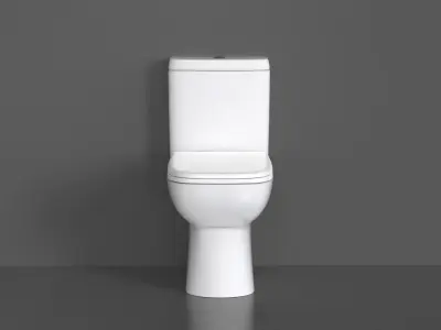 WC44 Toilet 3D model