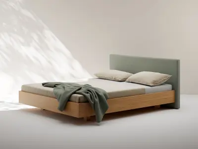 Simple Comfort Bed 3D model