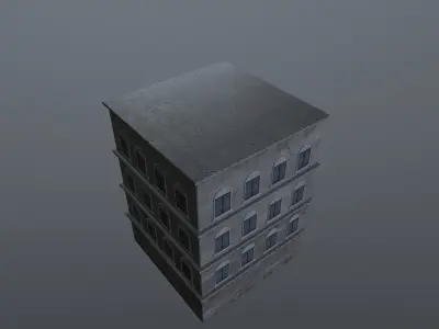 Building European v01 Low-poly 3D model