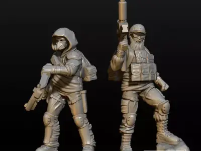 Survivors 3D print model