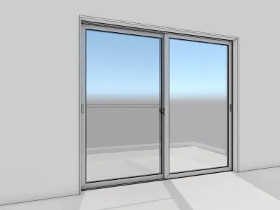 Japanese Window Draw Terrace 3D model