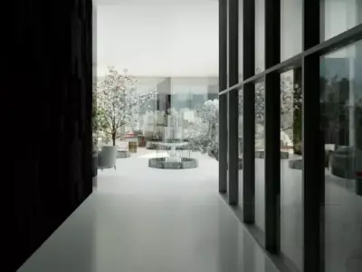 Revit Office building interior design 3D model