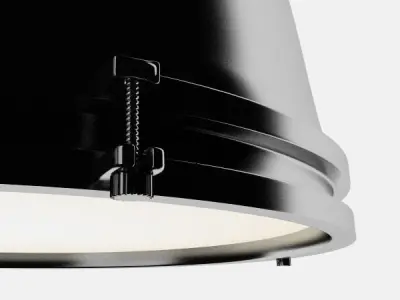 Industrial 35 ceiling lamp 3D model