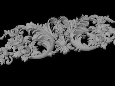 dekor ornament 3D model 186