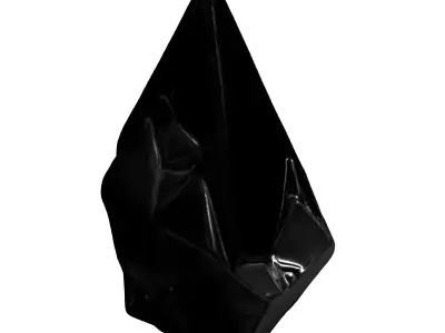 SciFi Energy Crystal Gemstone Low-poly 3D model