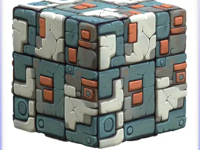 Stylized Wall Seamless Texture Texture 34