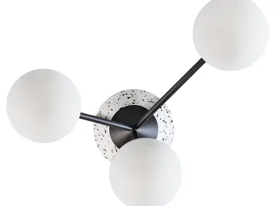 roche bobois flora table lamp 3D model