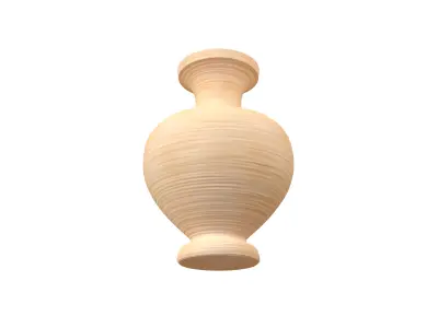 Roman Pottery v1 004 Low-poly 3D model