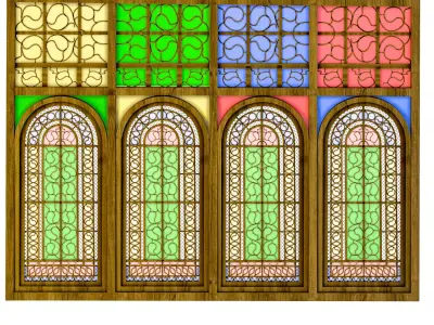 door and windoow 3D model