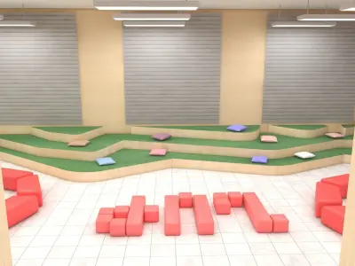 innovation  hub  3D model