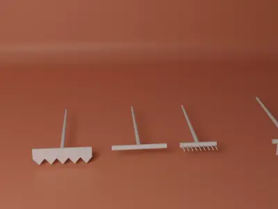 3D Printable Zen Garden Kit 3D print model