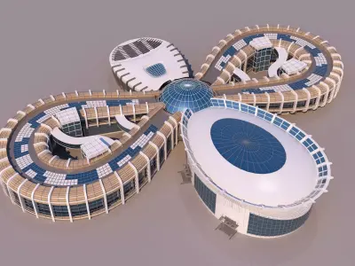 0099 - Organic Building 3D model
